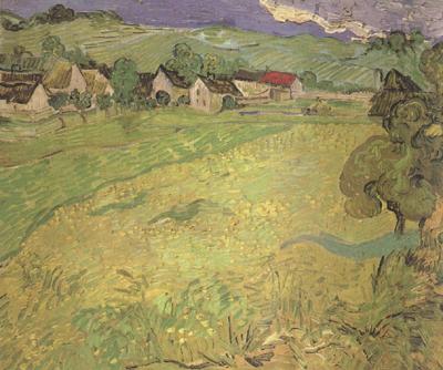View of Vesseots near Auvers (nn04), Vincent Van Gogh